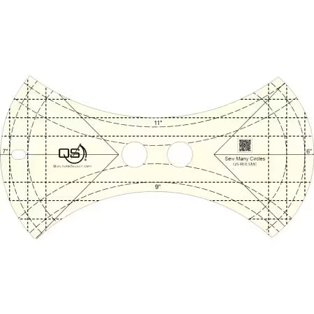 Sew Many Circles - Precision Machine Quilting Ruler