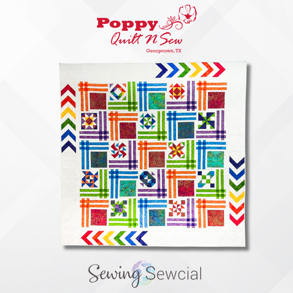 Sewing Sewcial "Pop Goes The Color" Pre-Cut Finishing Kit