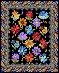 Blooming Day & Night Applique Quilt Pattern