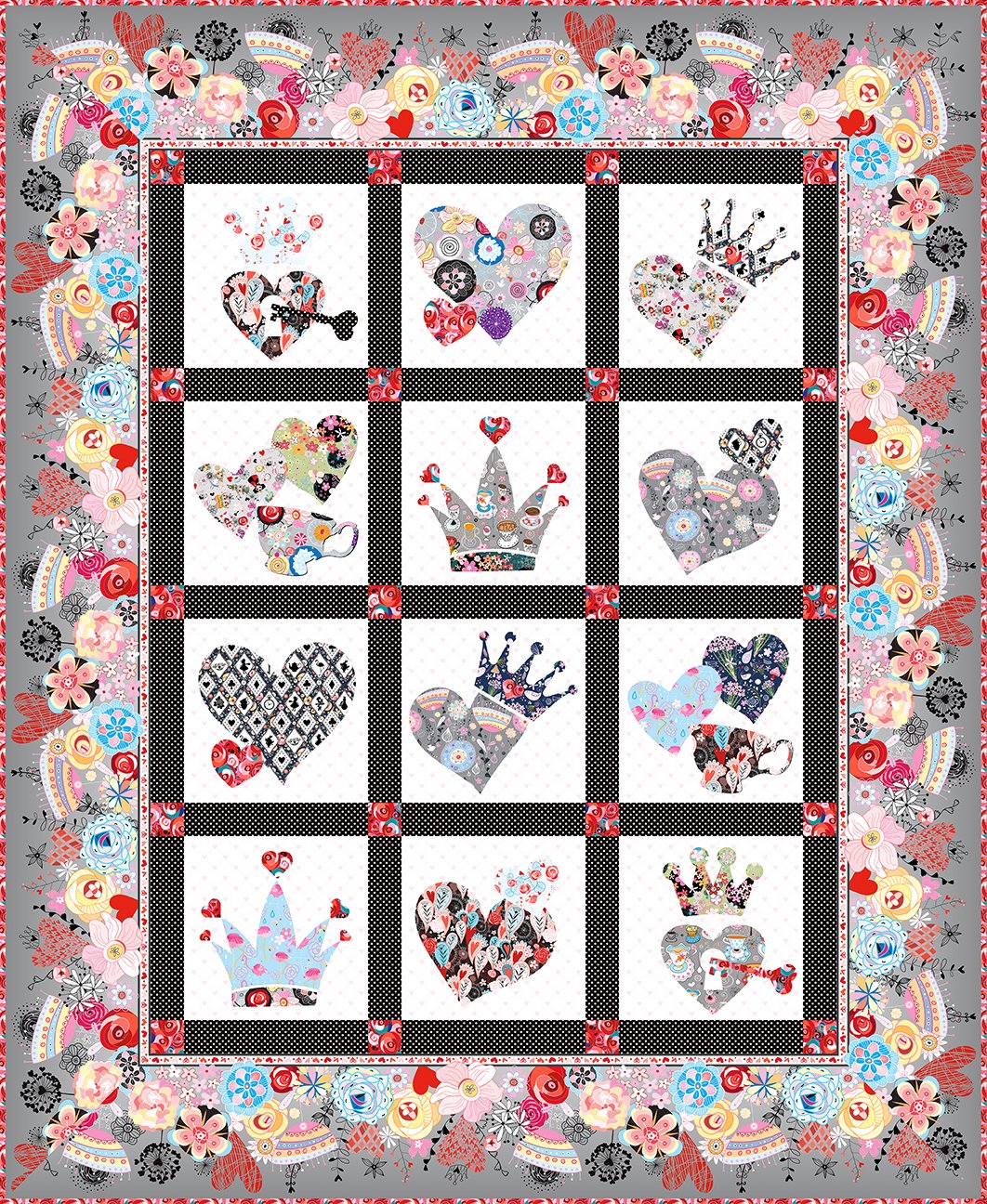 The Queen of Hearts Quilt Kit