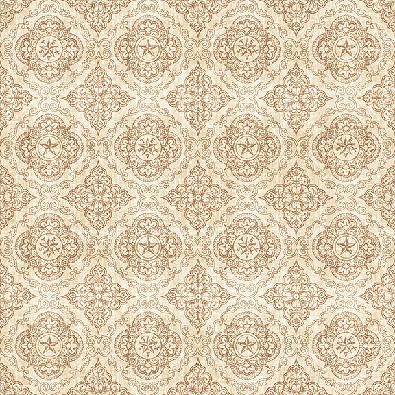 2026 All Texas Shop Hop / Western Geo Medallions in Tan