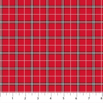 Rudolph the Red-Nosed Reindeer / Plaid in Red