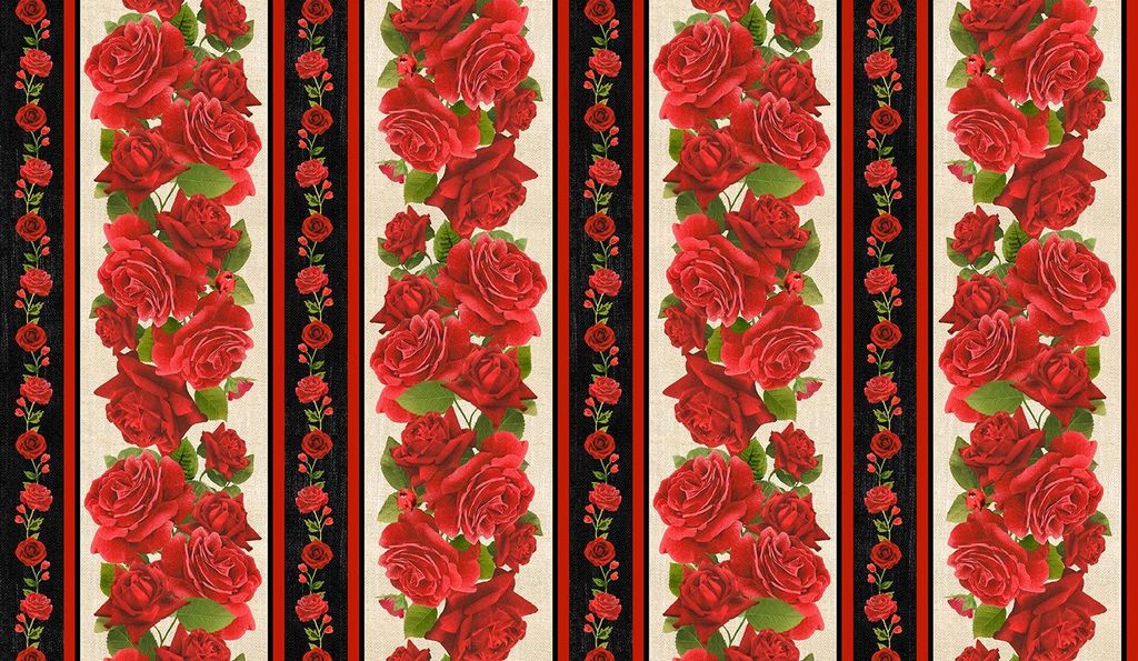 Vintage Rose / Rose Stripe