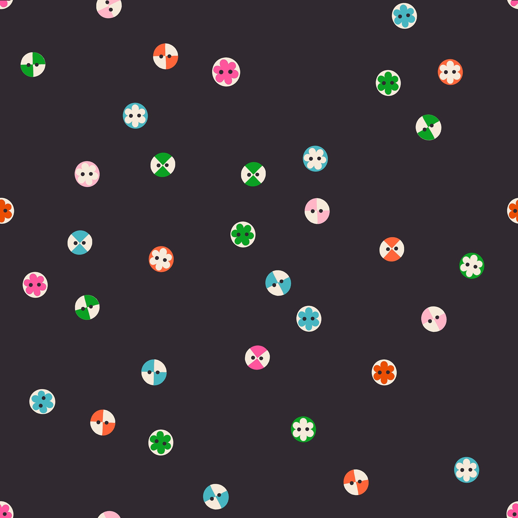 1-800-Notion / Buttons in Soft Black