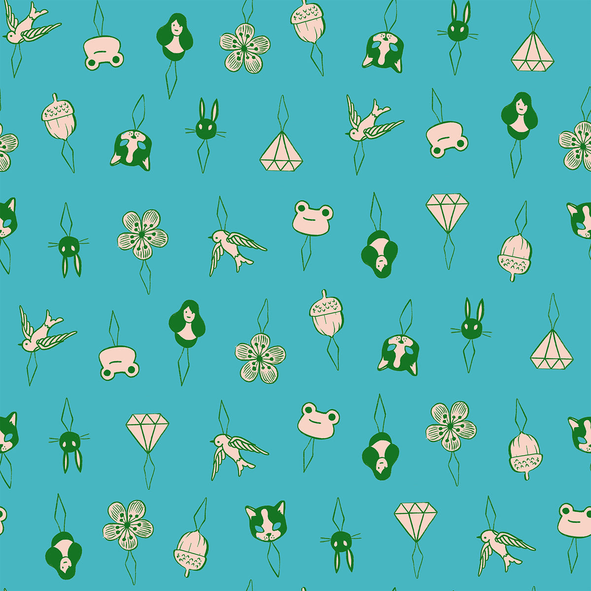 1-800-Notion / Thread Charms in Turquoise