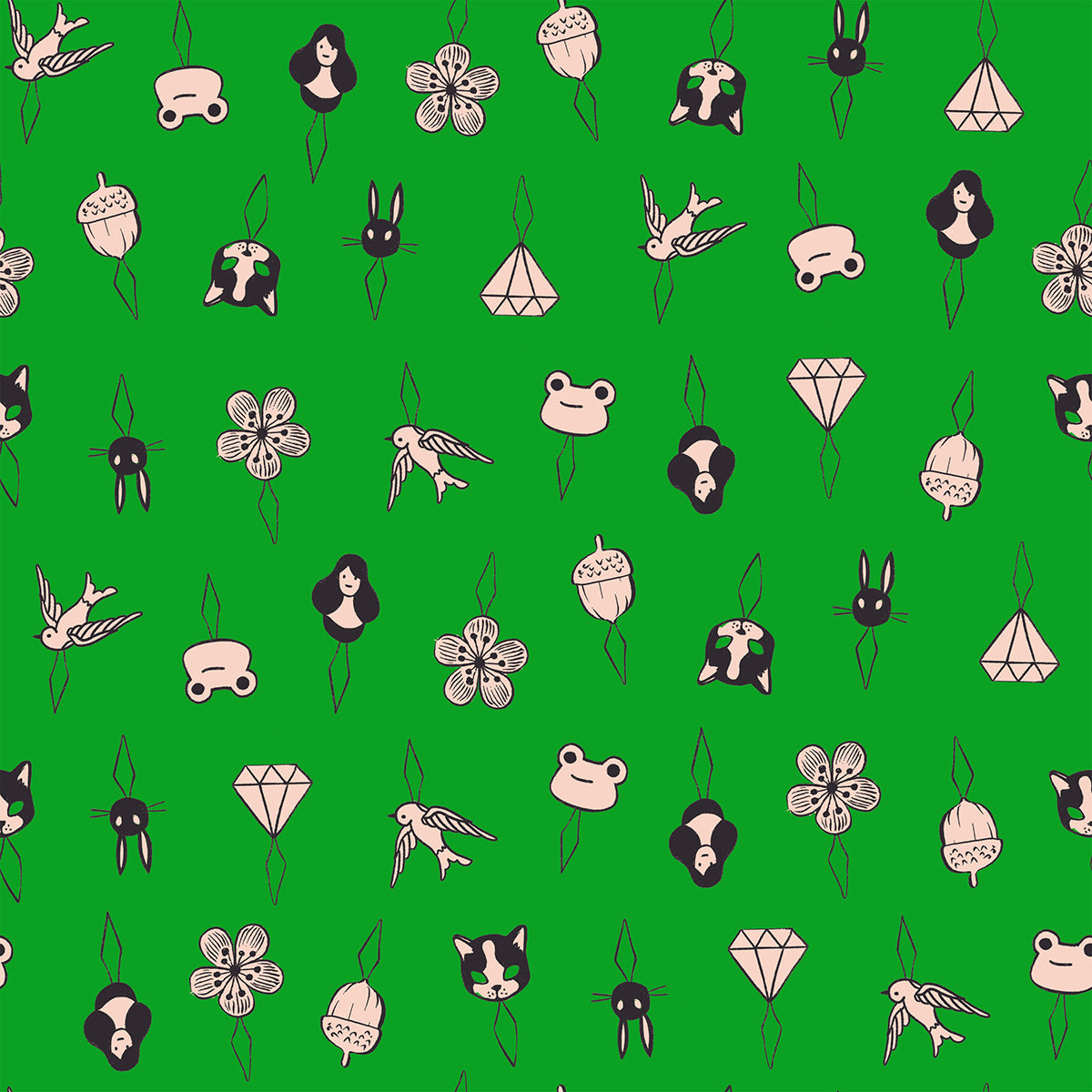 1-800-Notion / Thread Charms in Deep Verdant