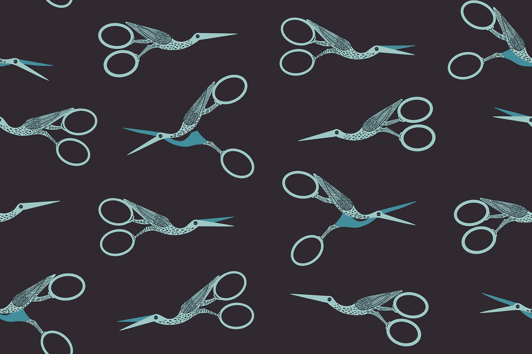 1-800-Notion / Stork Scissors in Soft Black