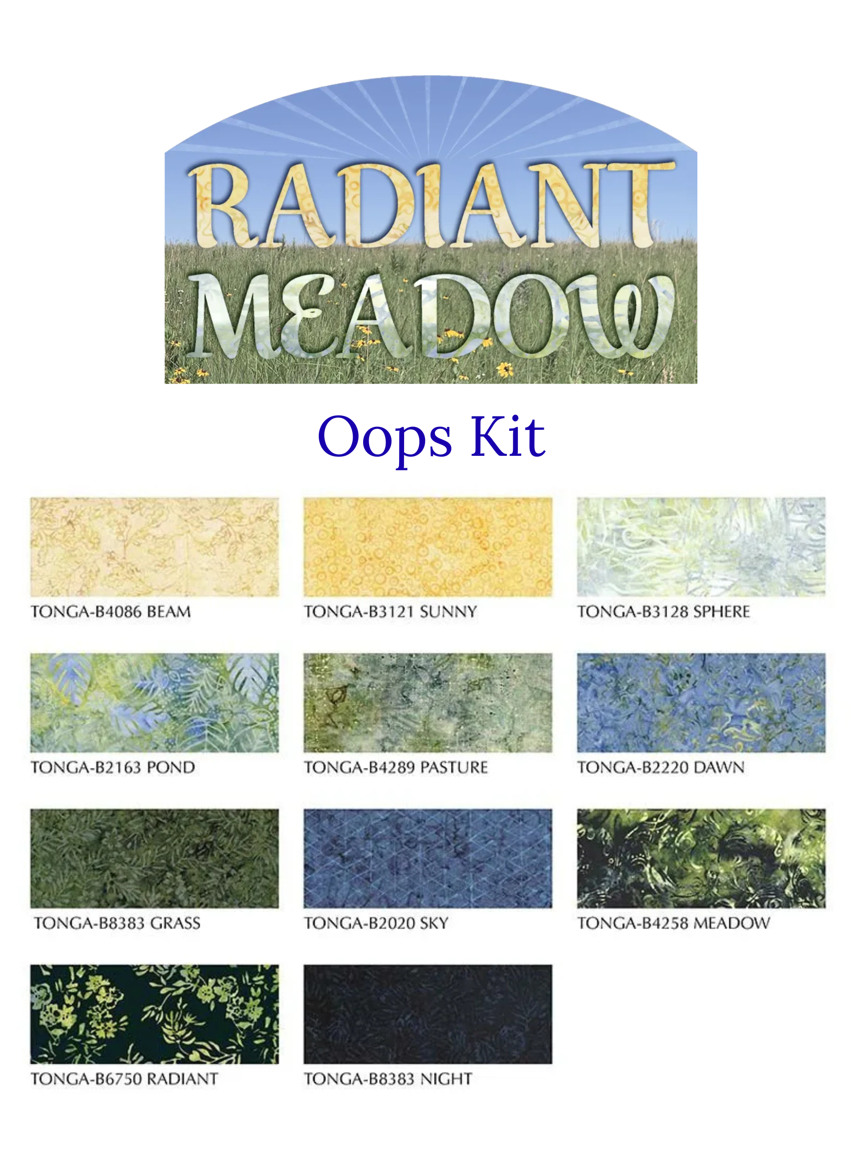 Radiant Meadow Oops Kit