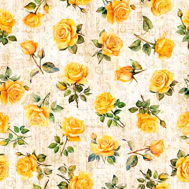 All Texas Shop Hop / Yellow Rose of Texas in Cream (Pre-Order)