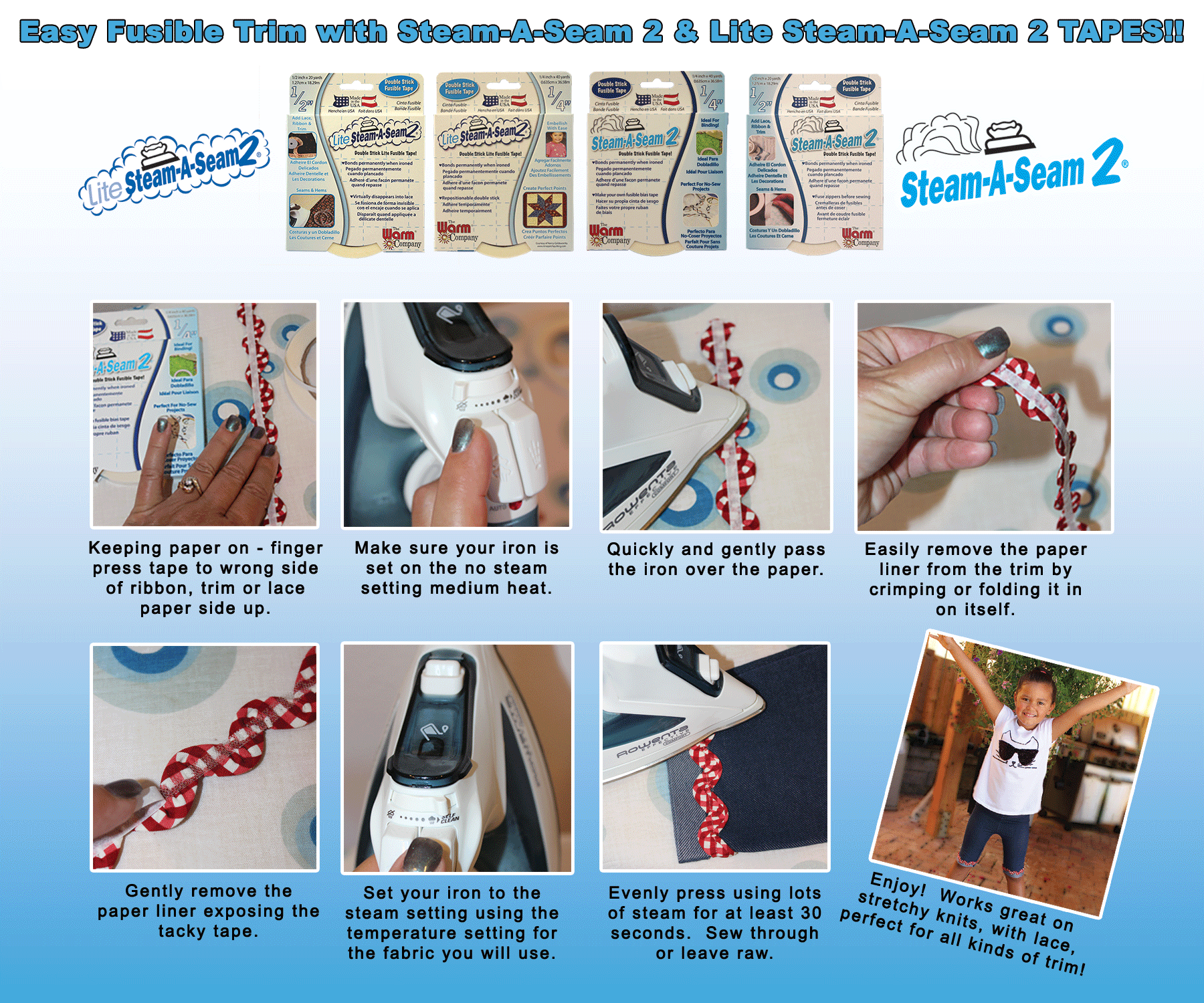 Lite Steam-A-Seam 2 Tape