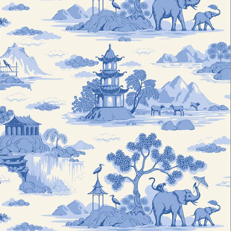 Something Blue / Cottonview in Cream
