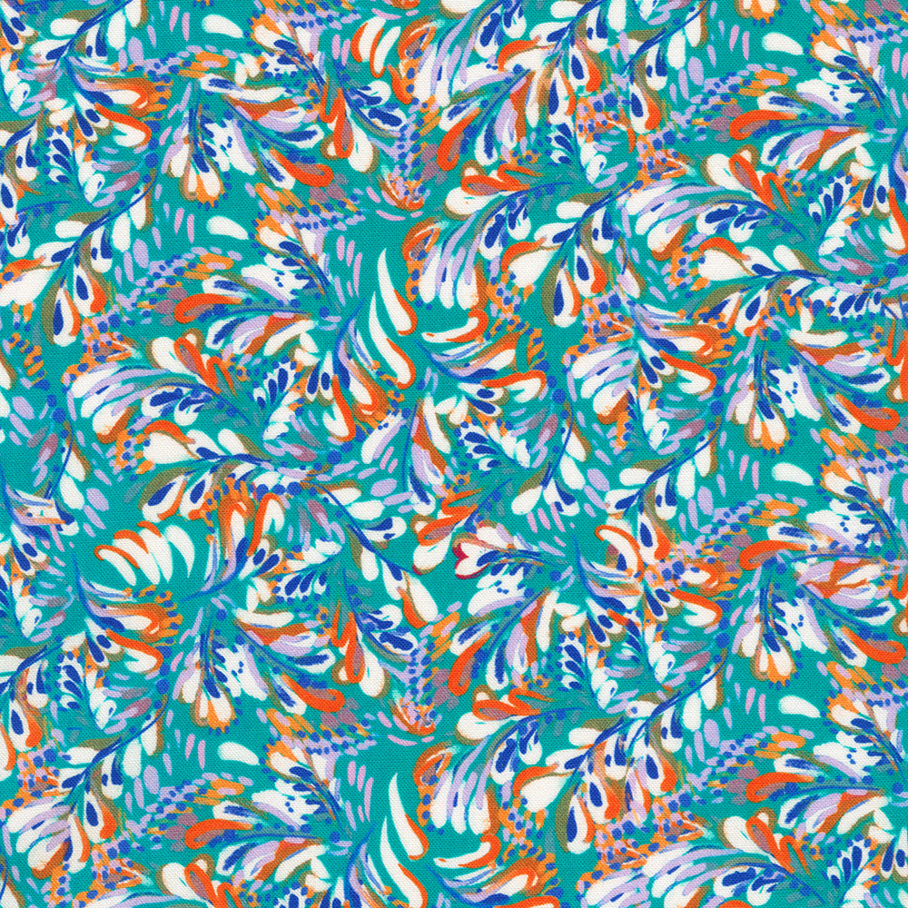 Painterly Petals: Valley / Peacock