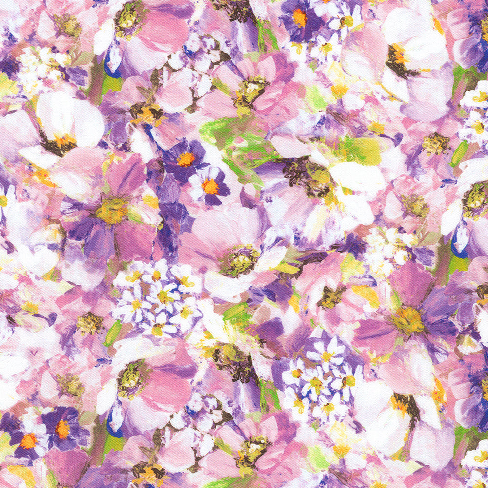 Painterly Petals: Valley / Plum