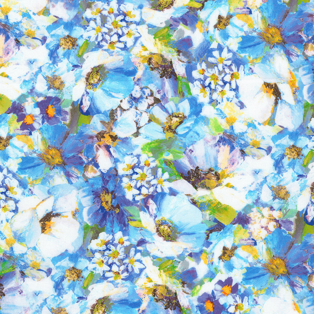 Painterly Petals: Valley / Dove