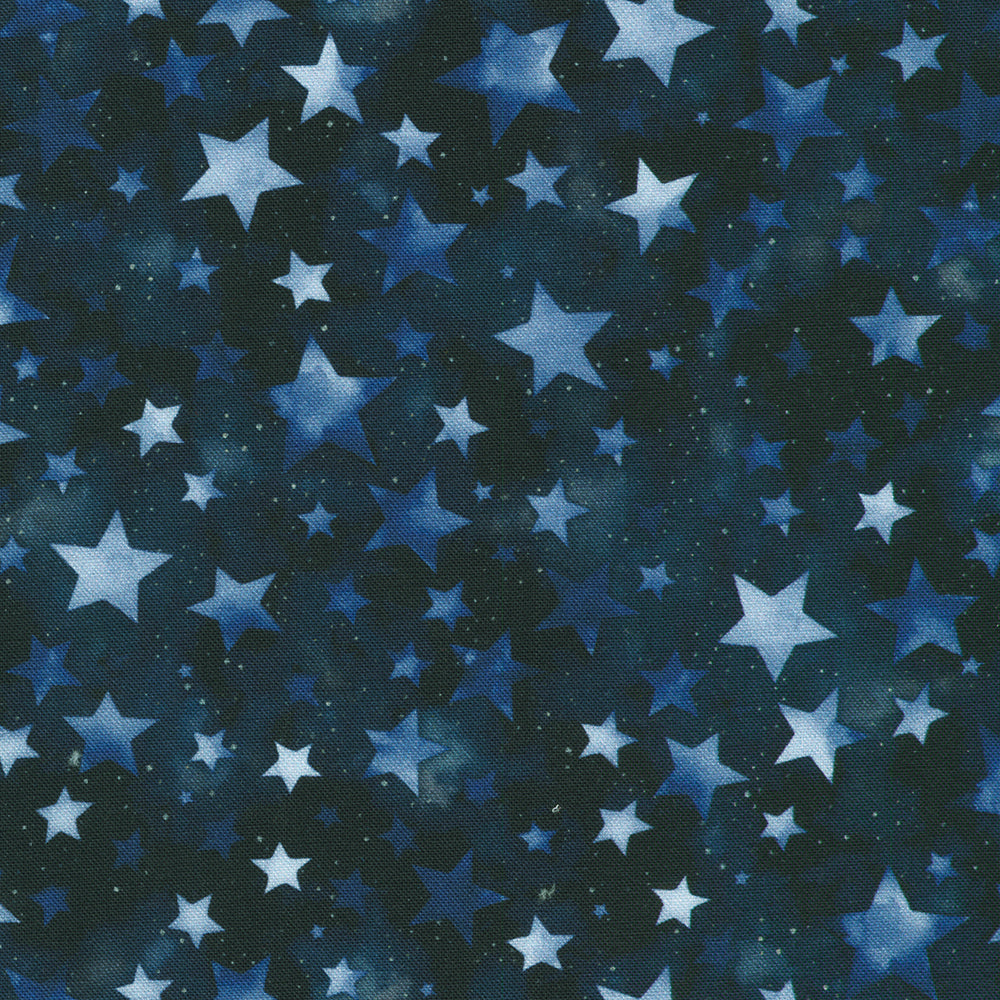 Stars & Stripes / Tonal Stars in Blue