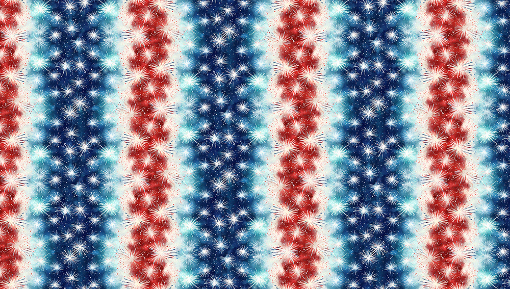 Stars & Stripes / Firework Stripe in Americana