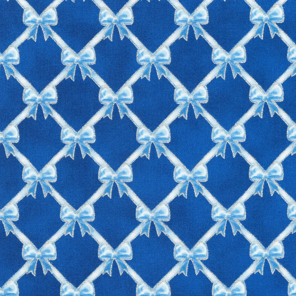 Holiday Flourish: Festive Finery / Gift Wrap in Blue