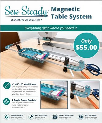 Sew Magnetic Table System for Sew Steady