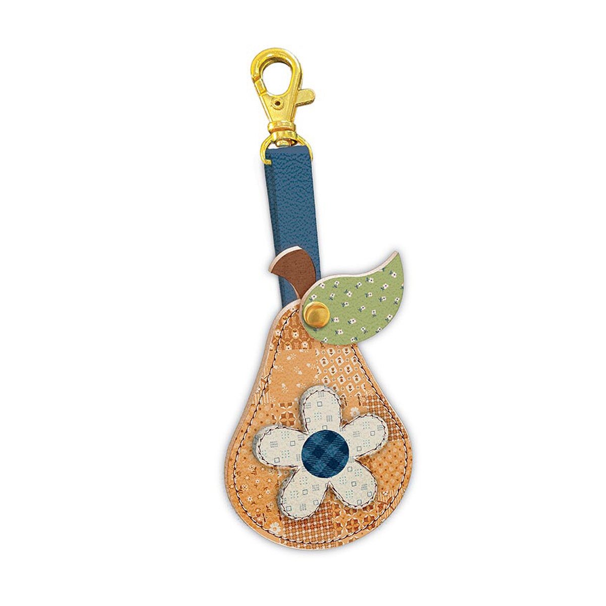Denim & Daisy Leather Pear Charm