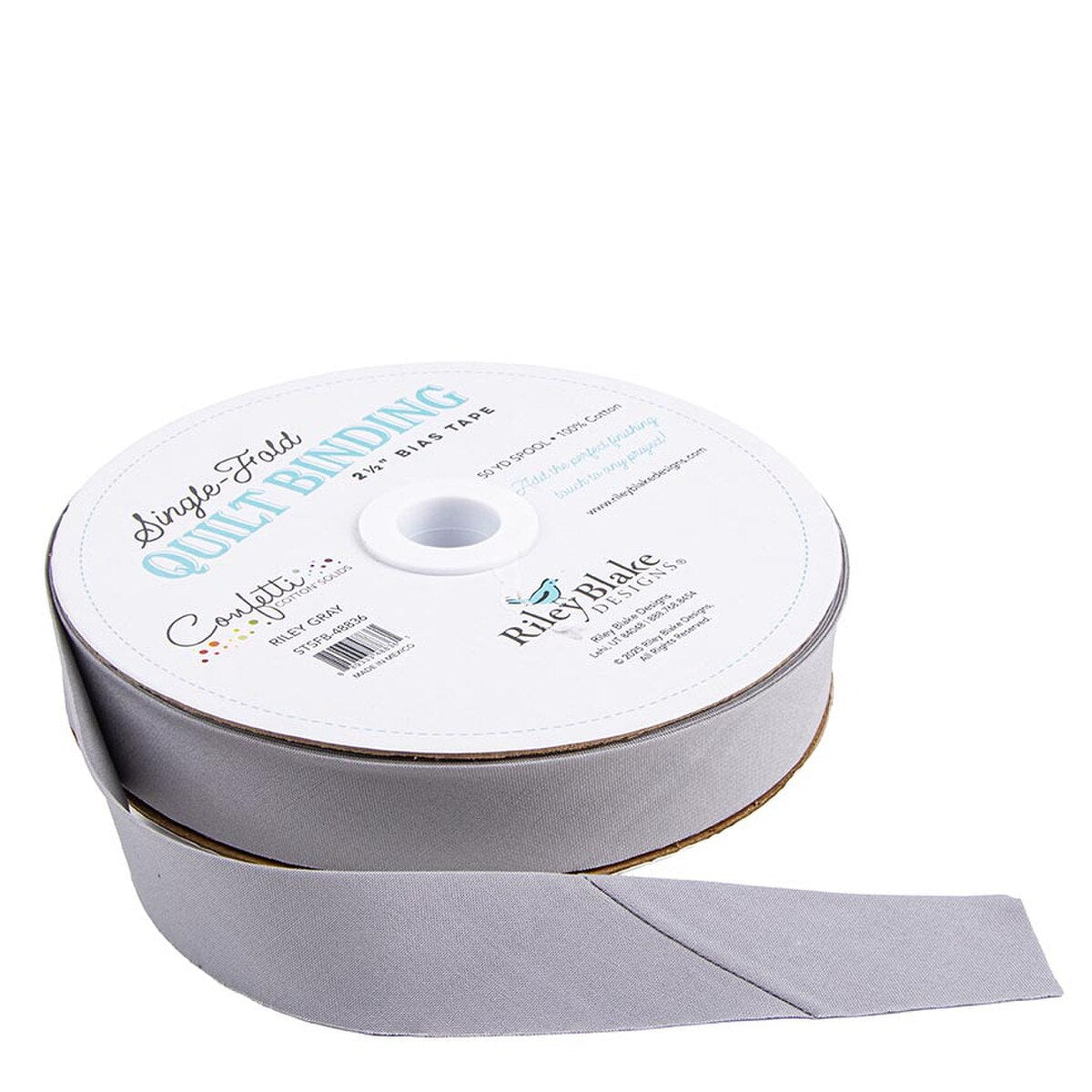 Confetti Cotton™ Single-Fold Quilt Binding / Riley Gray
