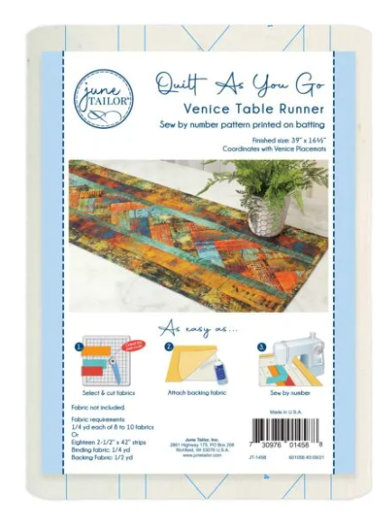 Venice Table Runner Quilt-As-You-Go Kit