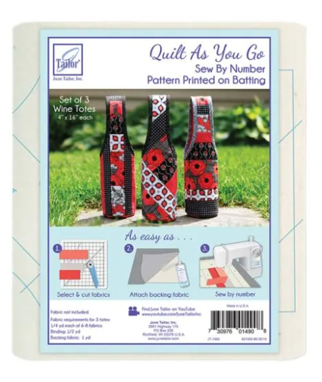 Wine Totes Quilt-As-You-Go Kit