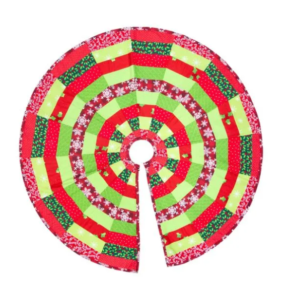 Tree Skirt Quilt-As-You-Go Kit