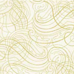 Christmas Wish / Swirls in Natural & Gold
