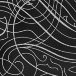 Christmas Wish / Swirls in Onyx & Silver