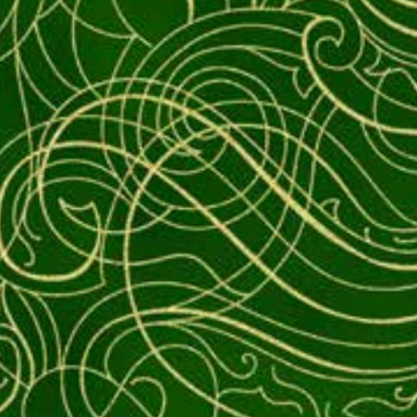 Christmas Wish / Swirls in Hunter & Gold