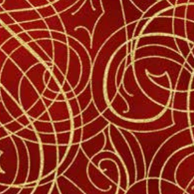 Christmas Wish / Swirls in Scarlet & Gold