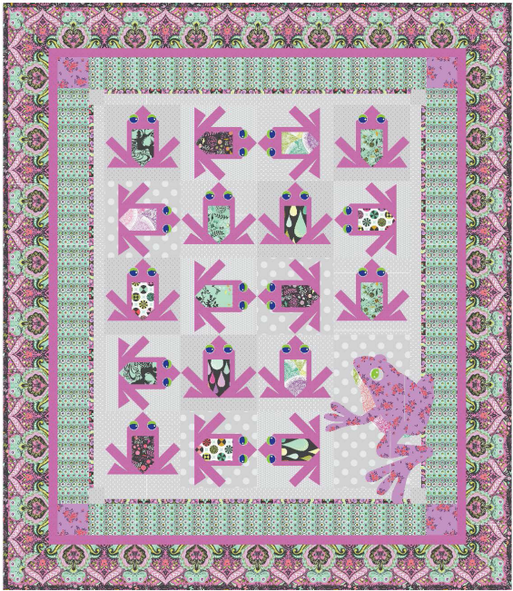 You Must Be Croaking Quilt Kit