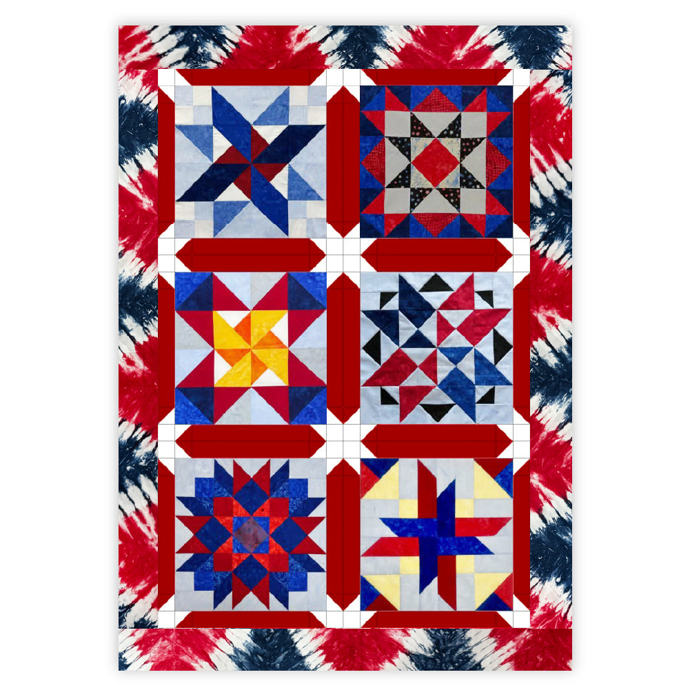 Sewing Sewcial 2026 "Pride" Finishing Kit / Six Block Quilt
