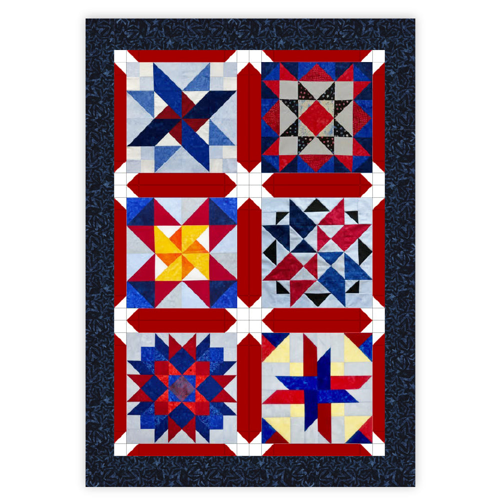 Sewing Sewcial 2026 "Pride" Finishing Kit / Six Block Quilt