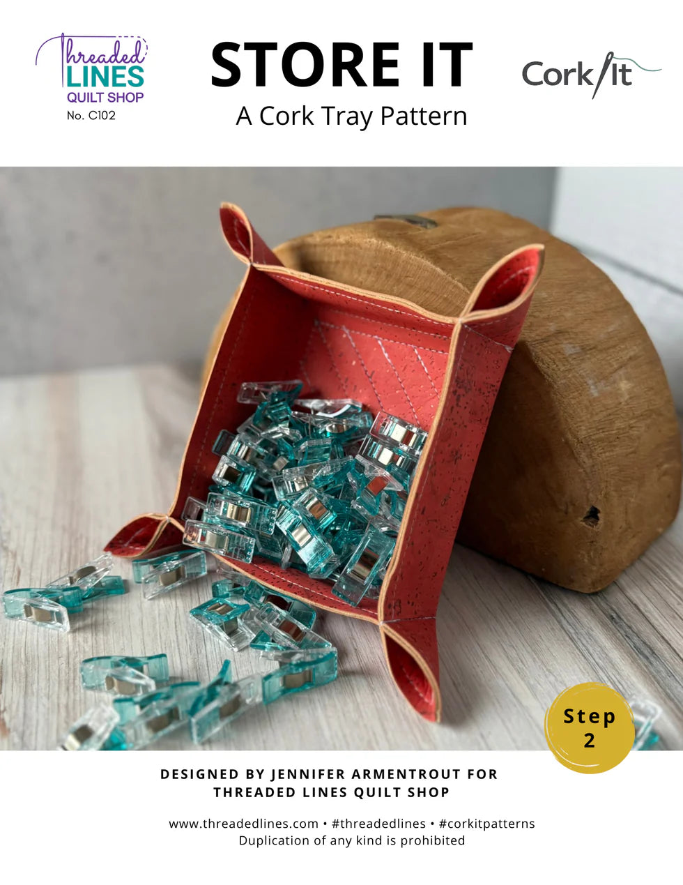 Store It Cork Tray Pattern