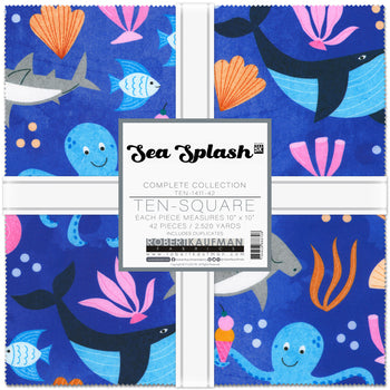 Sea Splash 10" Squares