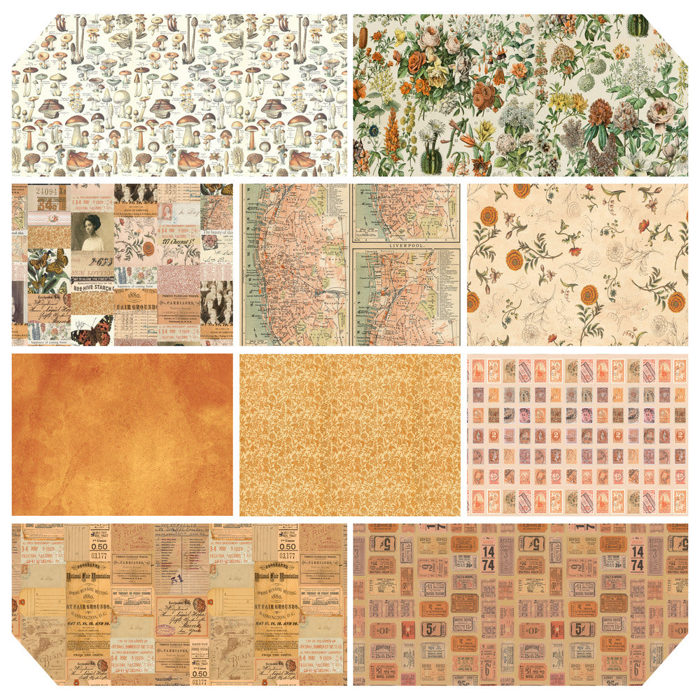 Orange Palette Fat Quarter Bundle