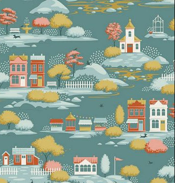 Village Life Blenders / Village in Teal