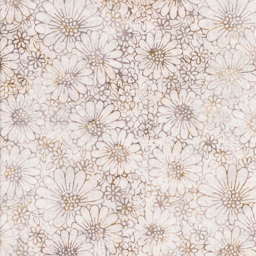 Tonga Truffle / 70s Style Florals in Oat
