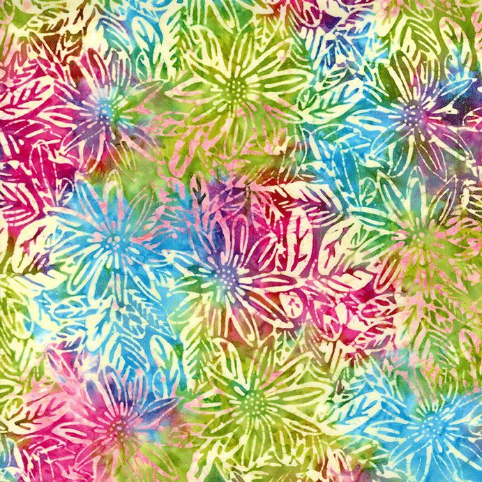 Tonga Fandango Accents / Large Flowers in Bright