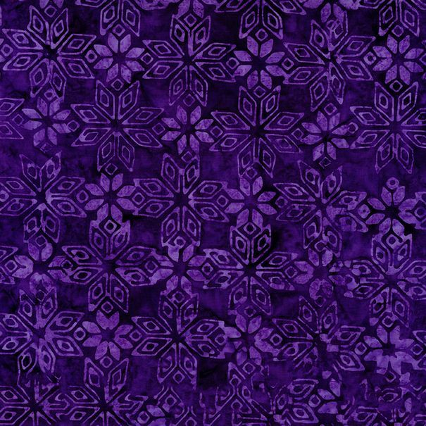 Tonga Fandango / Geo Snowflakes in Purple