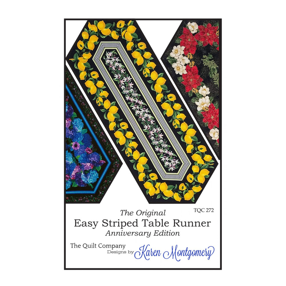 Easy Striped Table Runner Pattern (Anniversary Edition)