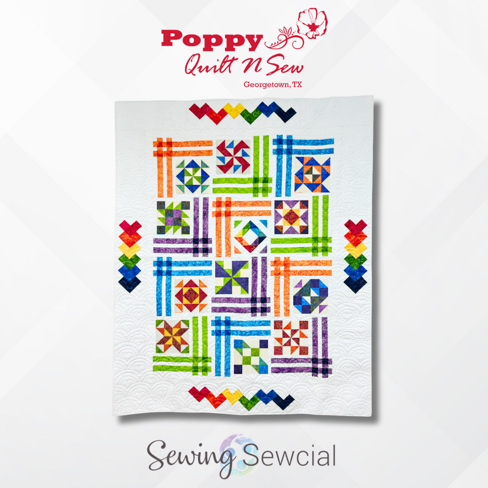 Sewing Sewcial "Pop Goes The Color" Pre-Cut Finishing Kit