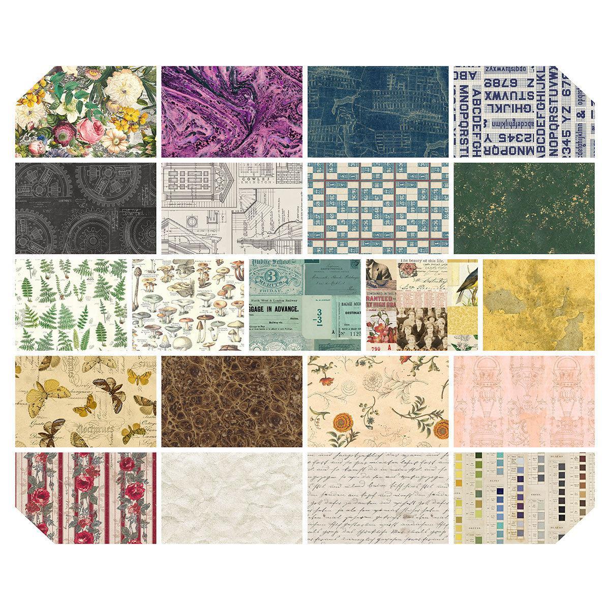 Tim Holtz Curated Palette Fat Quarter Bundle