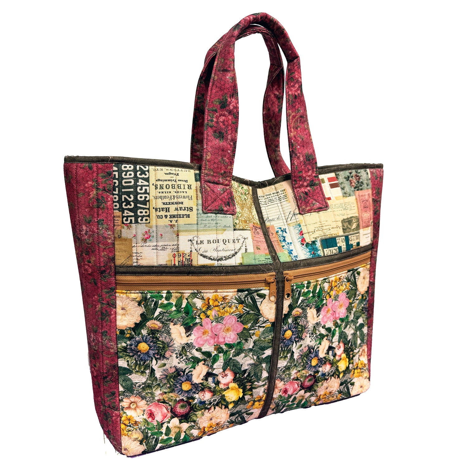 Pick a Pair of Pockets Fabric & Zipper Kit: Tim Holtz Canvas