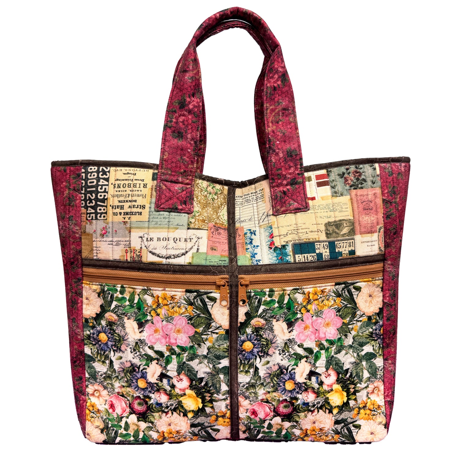 Pick a Pair of Pockets Fabric & Zipper Kit: Tim Holtz Canvas