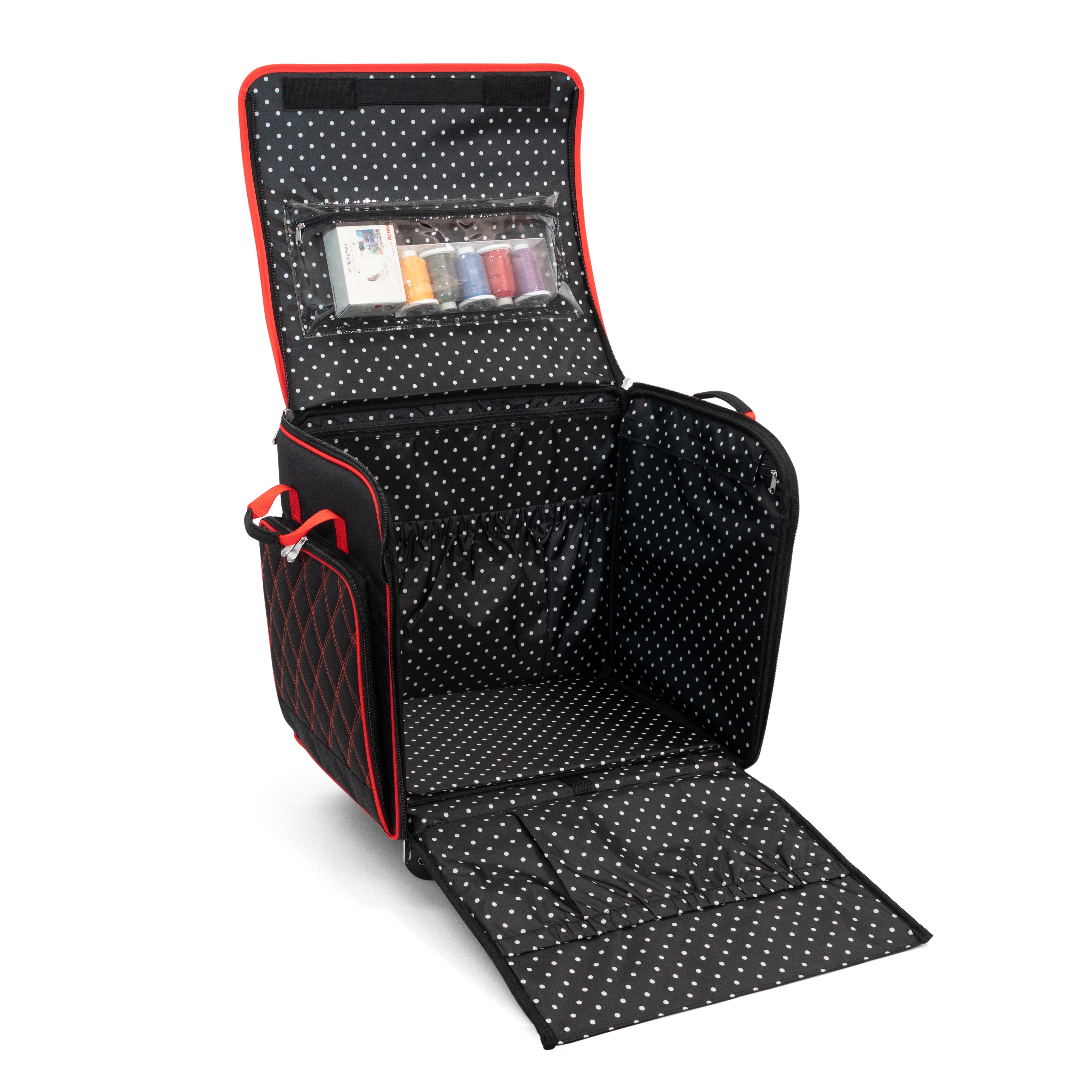 Bernina Overlocker Tote / Polka Dot