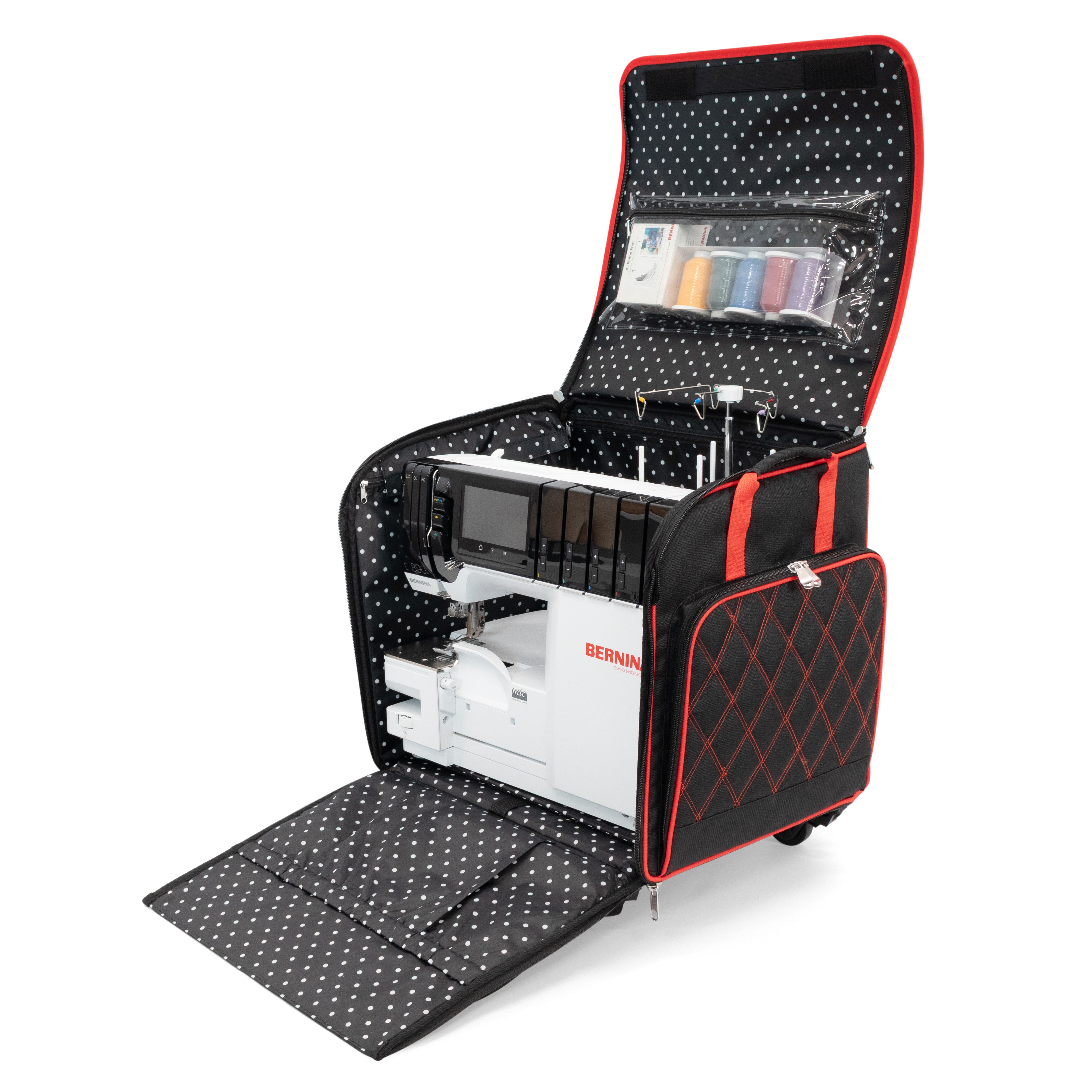 Bernina Overlocker Tote / Polka Dot