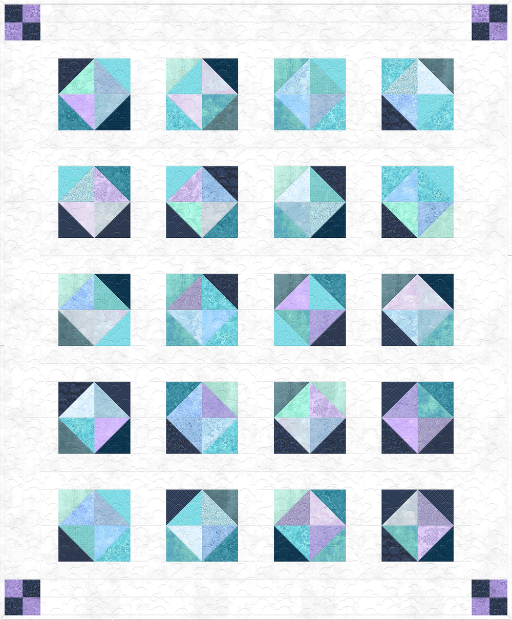 Triangles Squared Quilt Kit