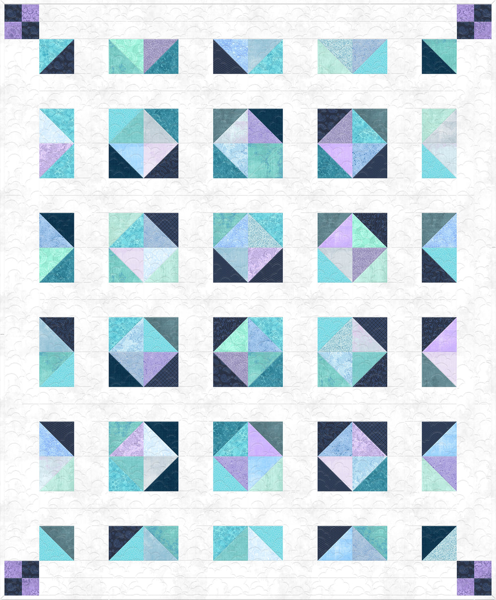 Triangles Squared Quilt Kit